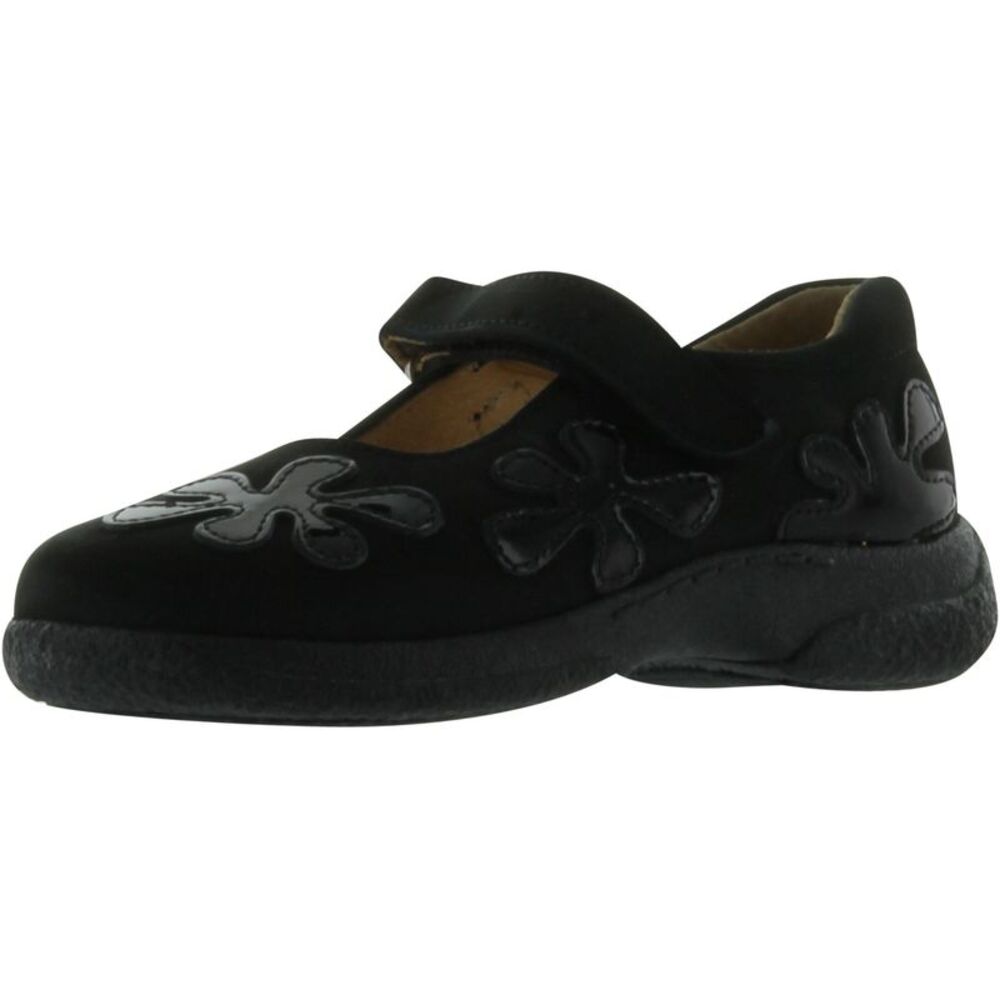 A&S 6169 Black ToddlerG flats-shoes 26 NEW